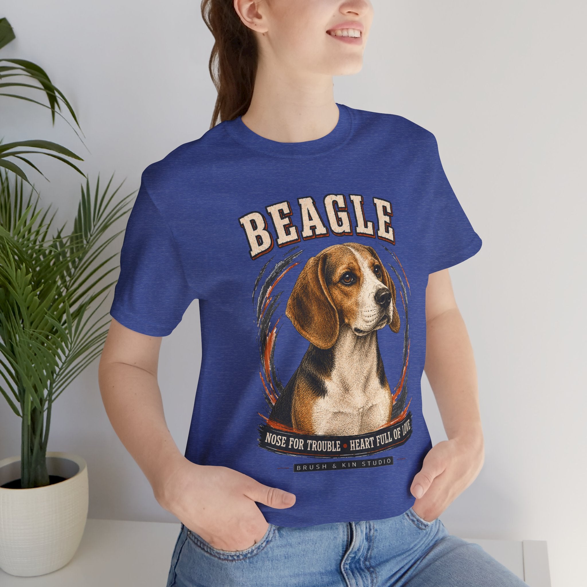 Beagle Tee – Nose for Trouble, Heart Full of Love