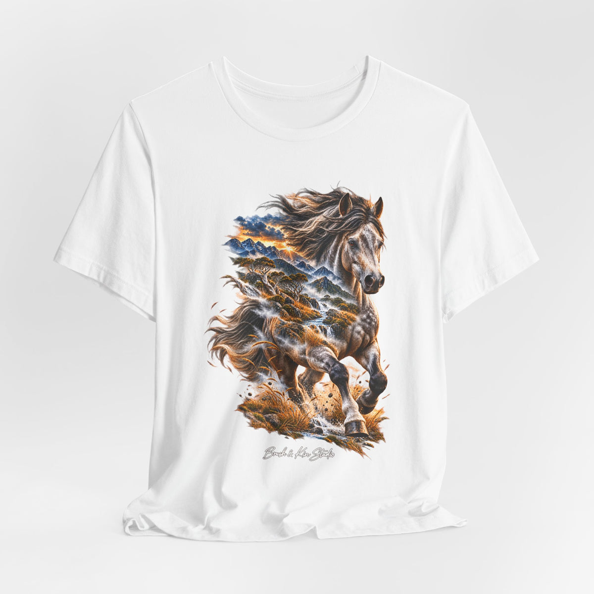 Horse Spirit T‑Shirt — 'Ride the Wild Wind' Graphic Tee
