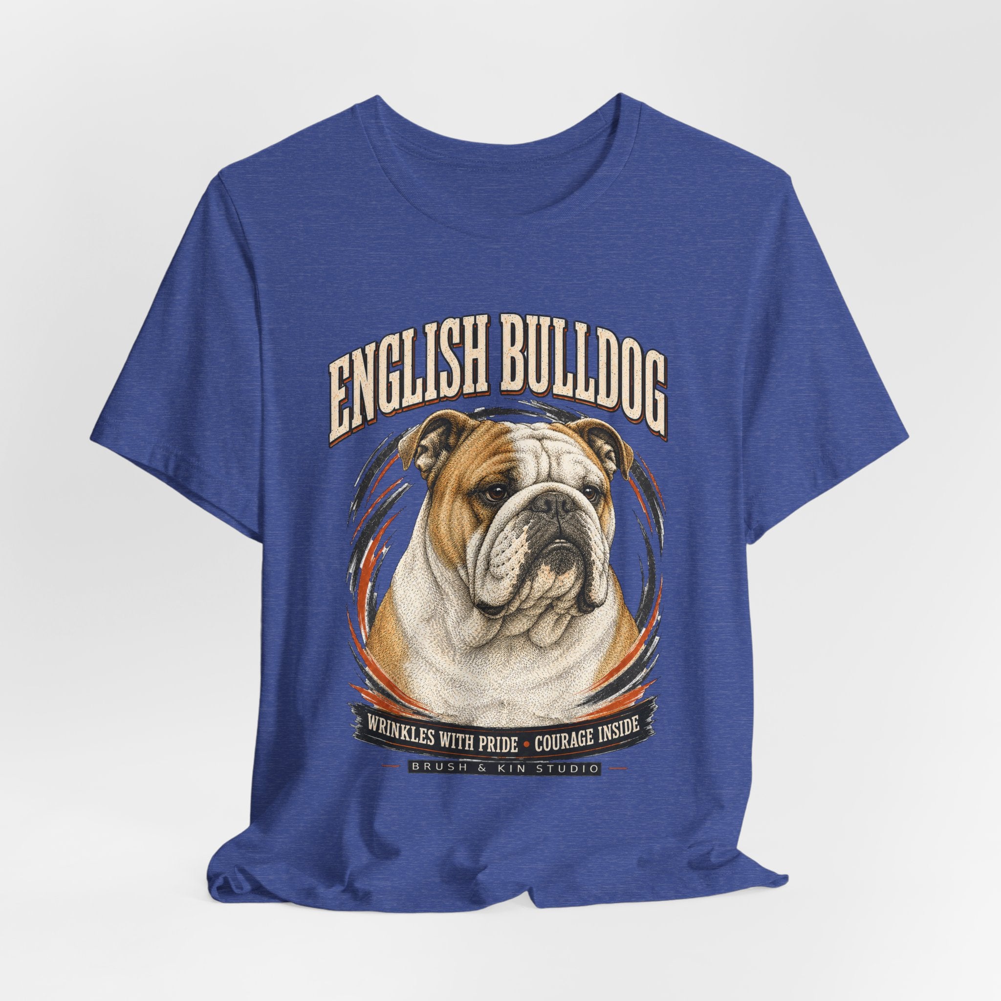 English Bulldog Tee — Wrinkles With Pride Graphic T-Shirt