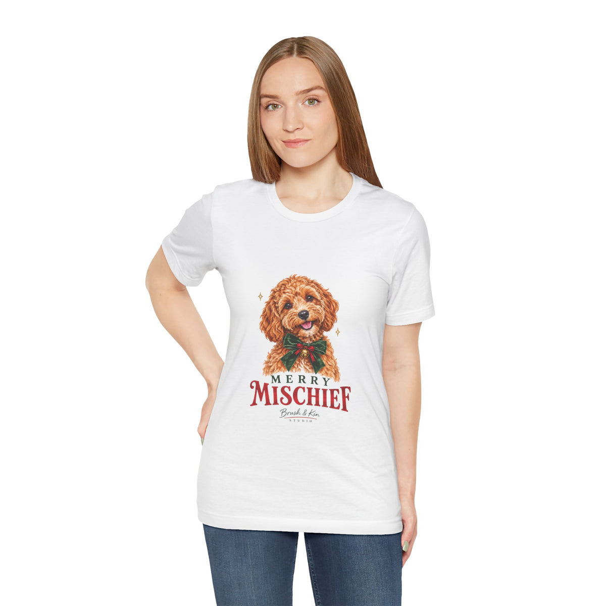 Merry Mischief Doodle Dog T-Shirt