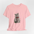 Christmas Cat with Bell Graphic Tee