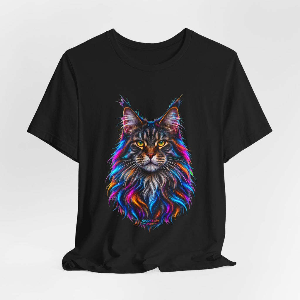 Neon Maine Coon Tee