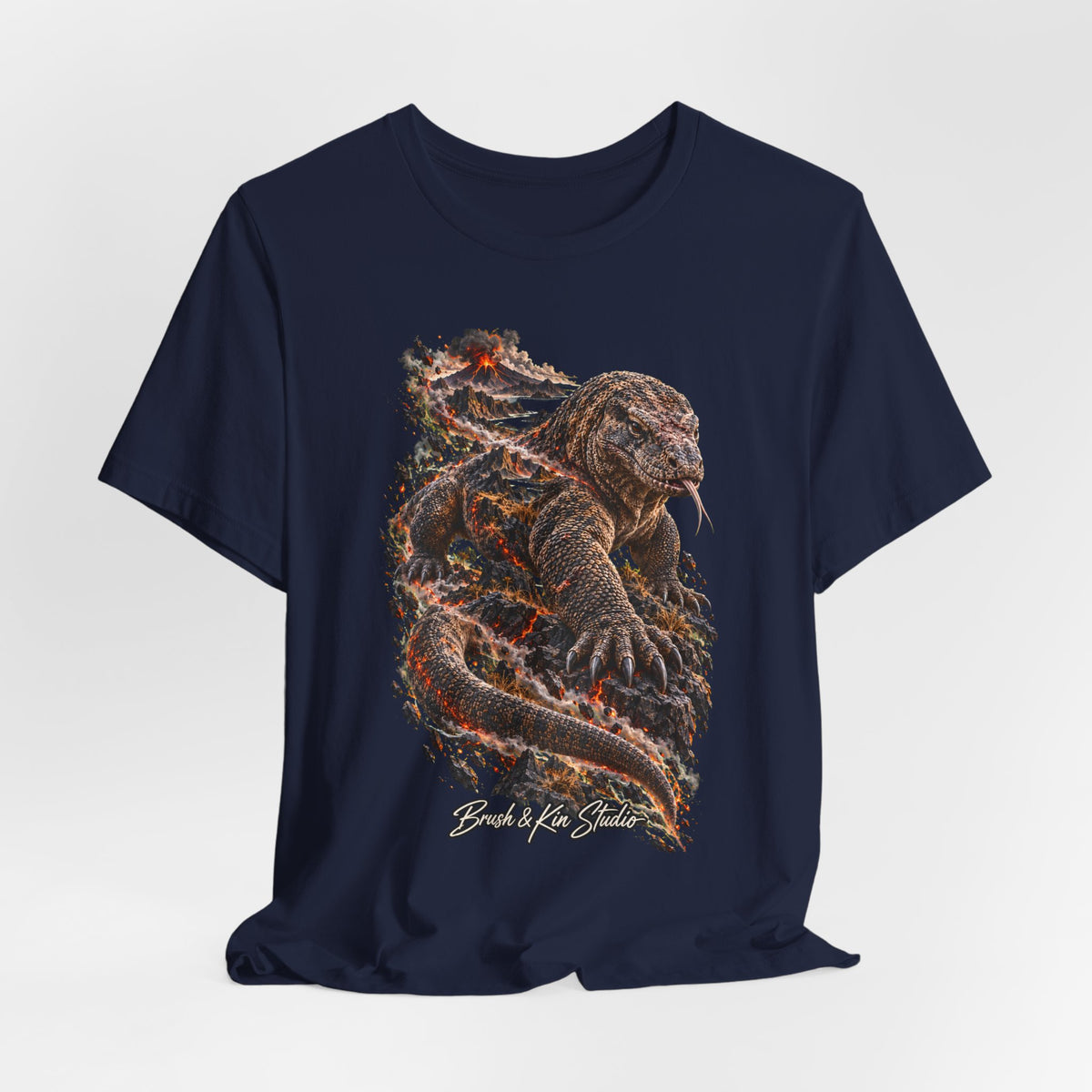 Dragon Embrace T-Shirt — Fiery Serpent Art Tee