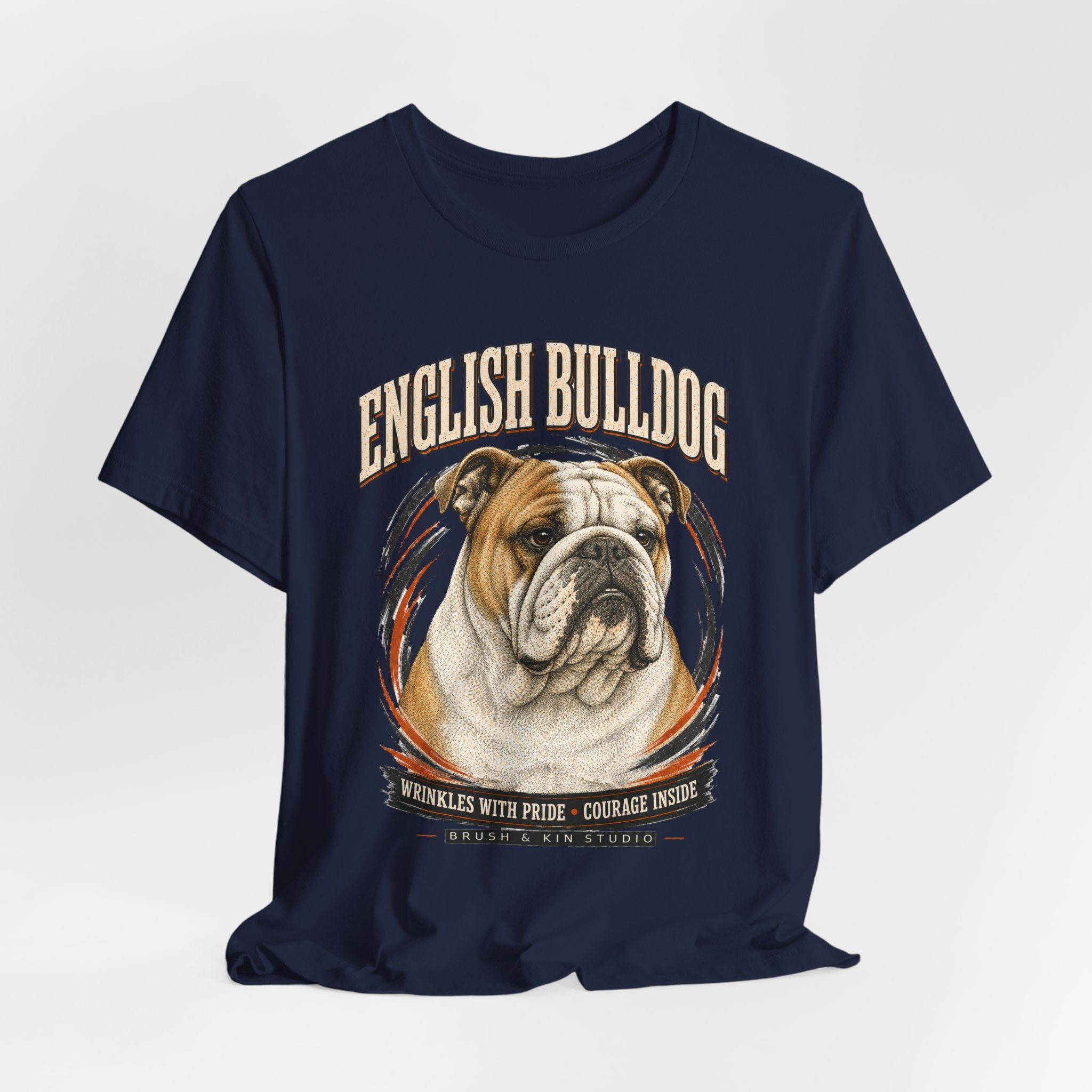 English Bulldog Tee — Wrinkles With Pride Graphic T-Shirt