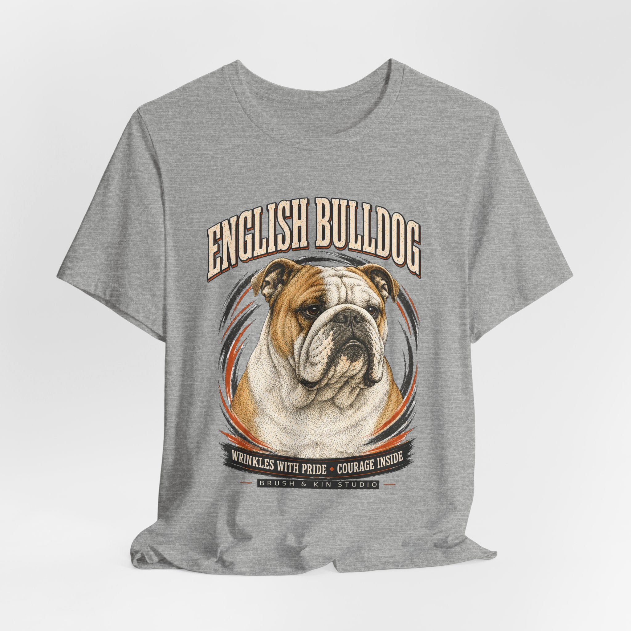 English Bulldog Tee — Wrinkles With Pride Graphic T-Shirt
