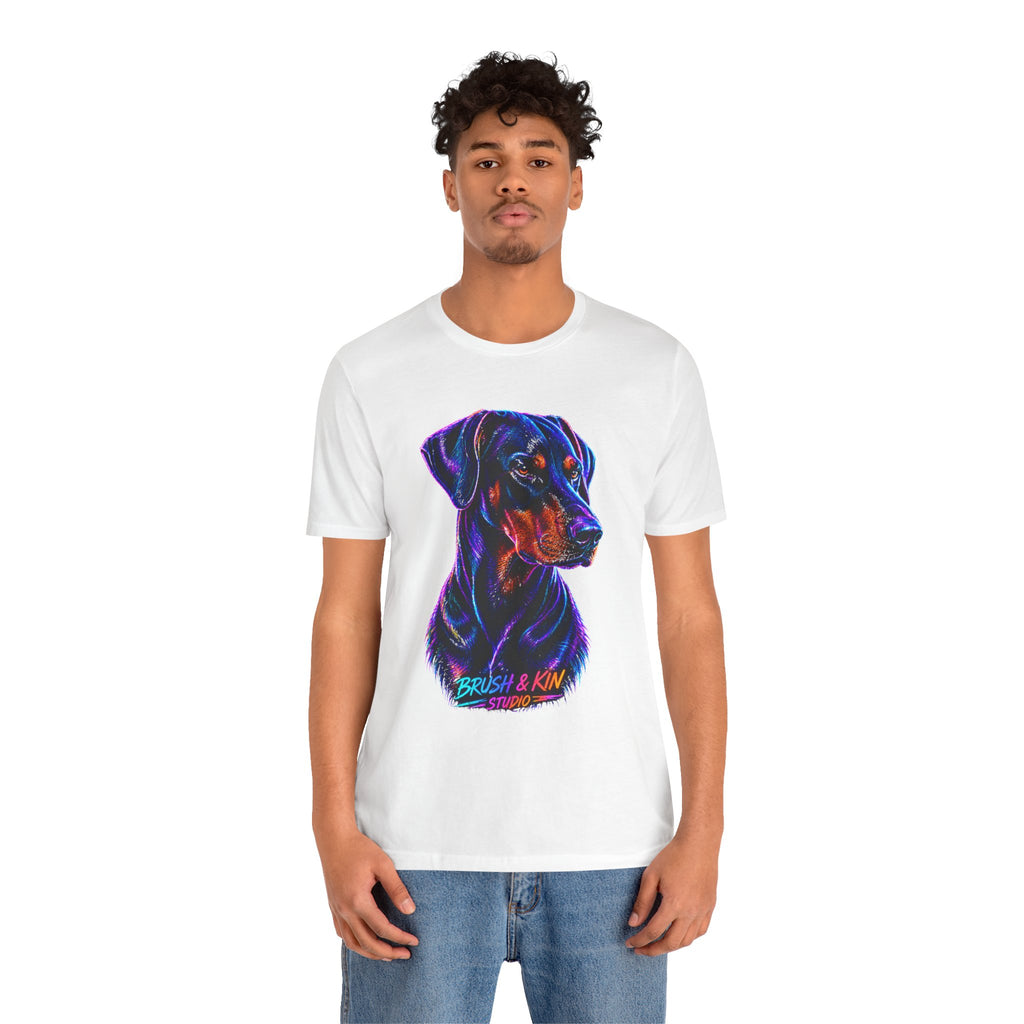 Neon Doberman Tee
