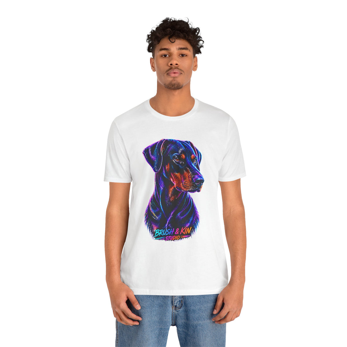 Neon Doberman Tee