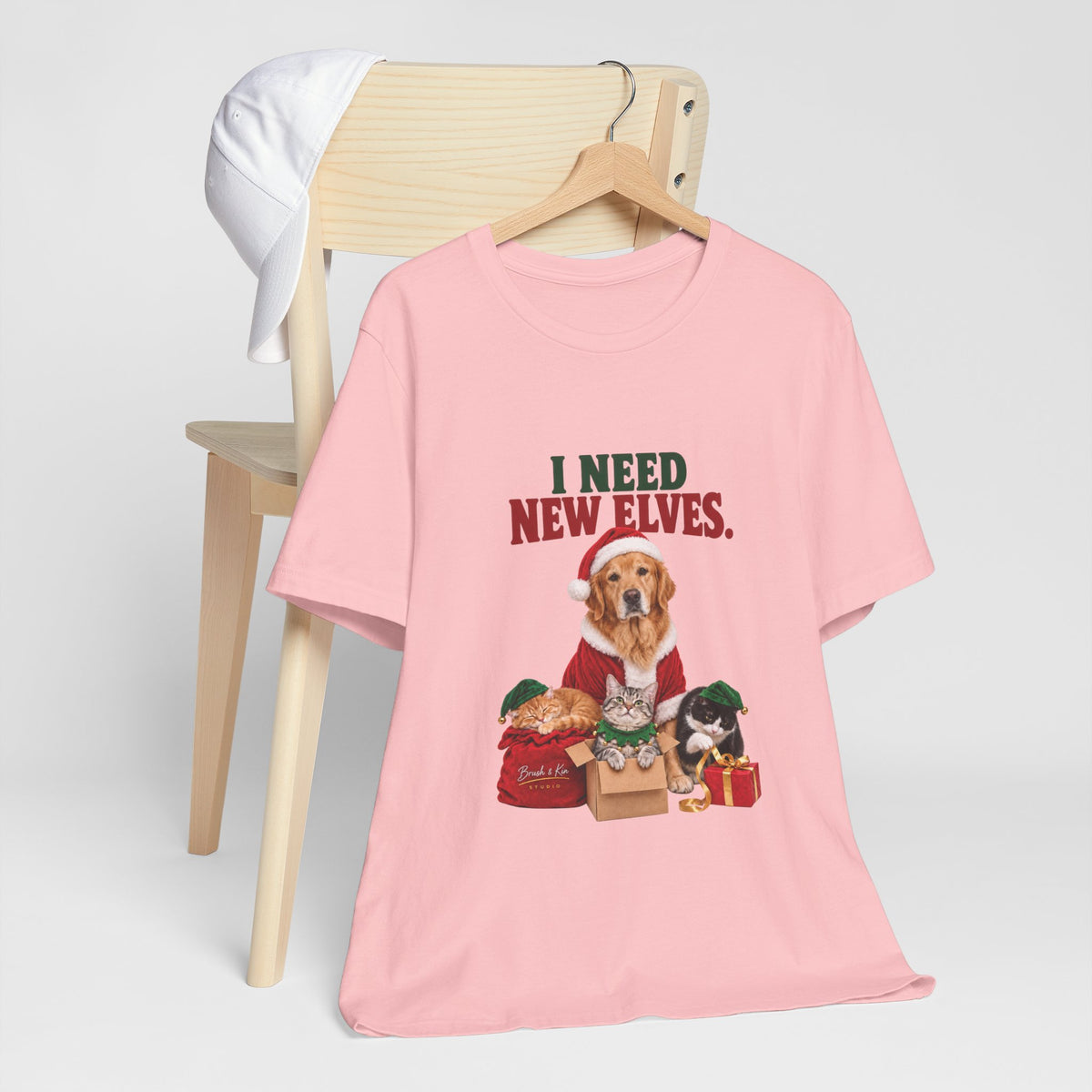 I Need New Elves Christmas Dog T-Shirt
