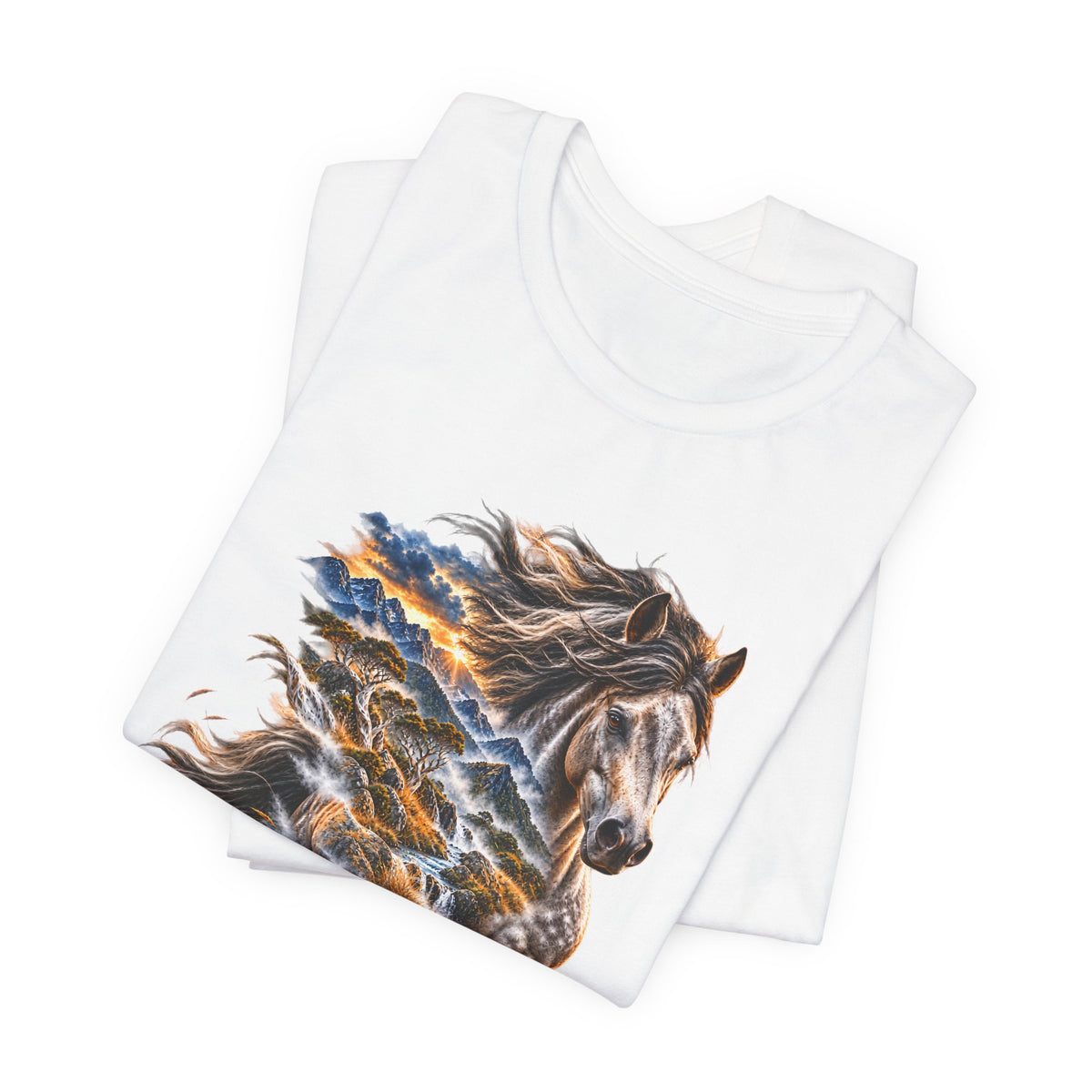 Horse Spirit T‑Shirt — 'Ride the Wild Wind' Graphic Tee