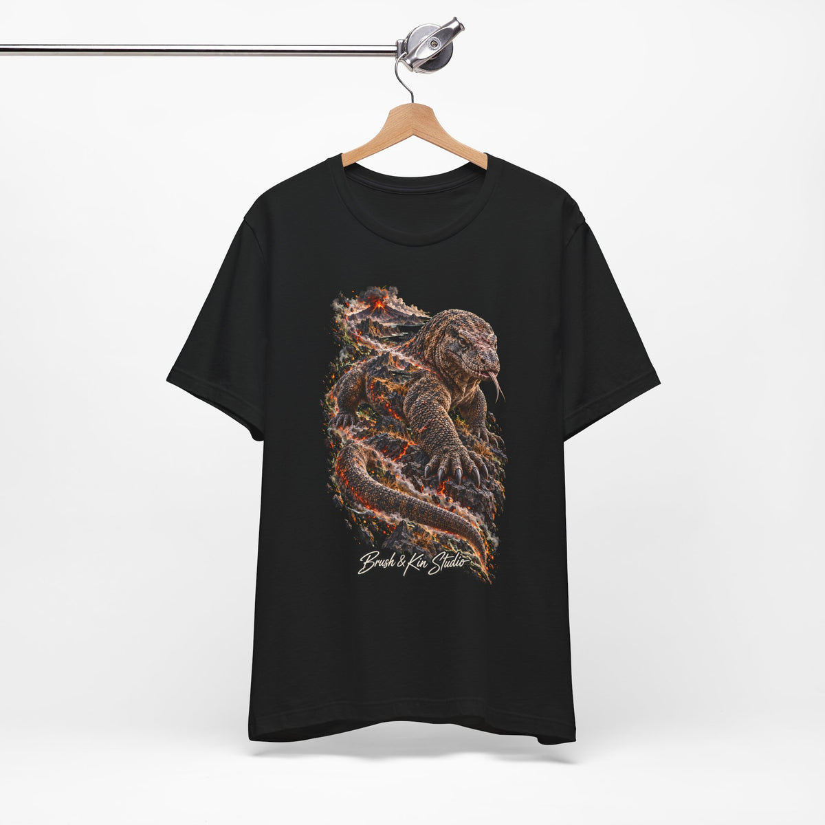 Dragon Embrace T-Shirt — Fiery Serpent Art Tee