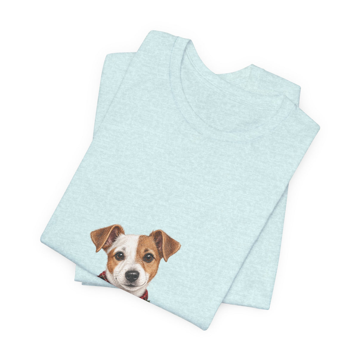 Holiday Dog Tee — "Nice-ish" Jack Russell Shirt
