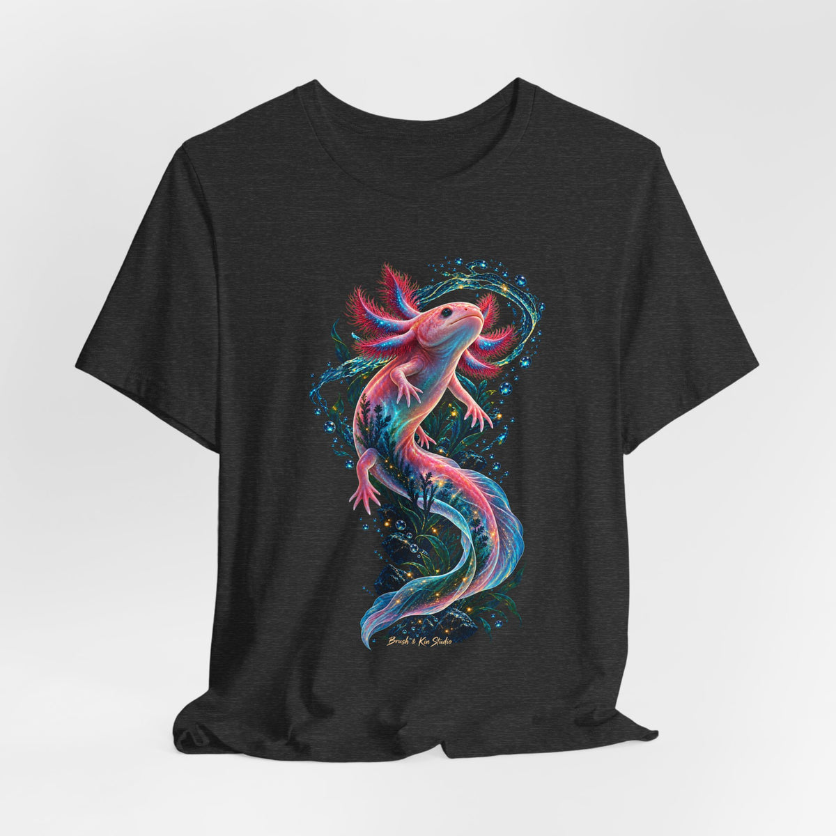 Axolotl Tee — Colorful Axolotl Graphic Shirt