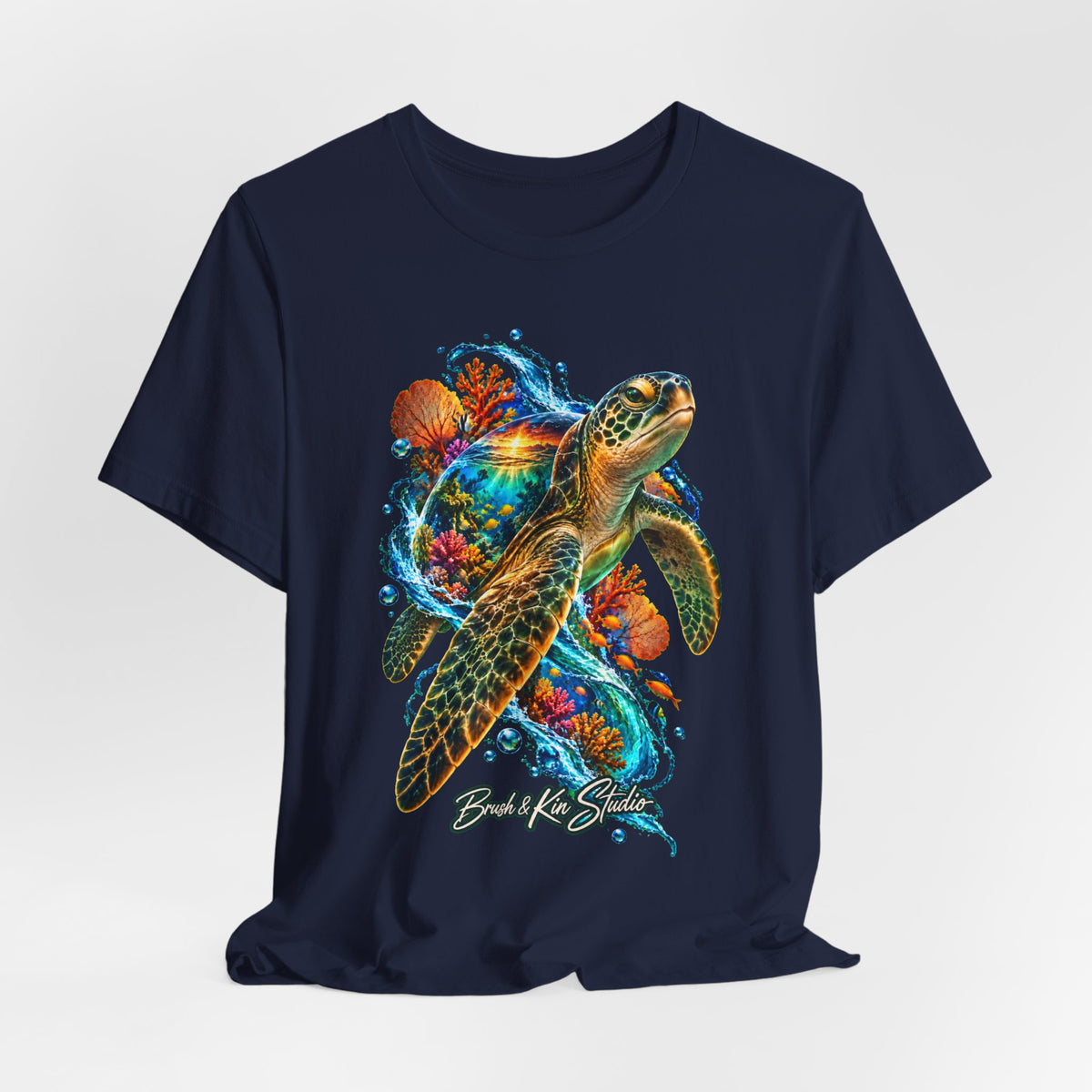 Sea Turtle Graphic Tee — Beach Life Surfing Shirt