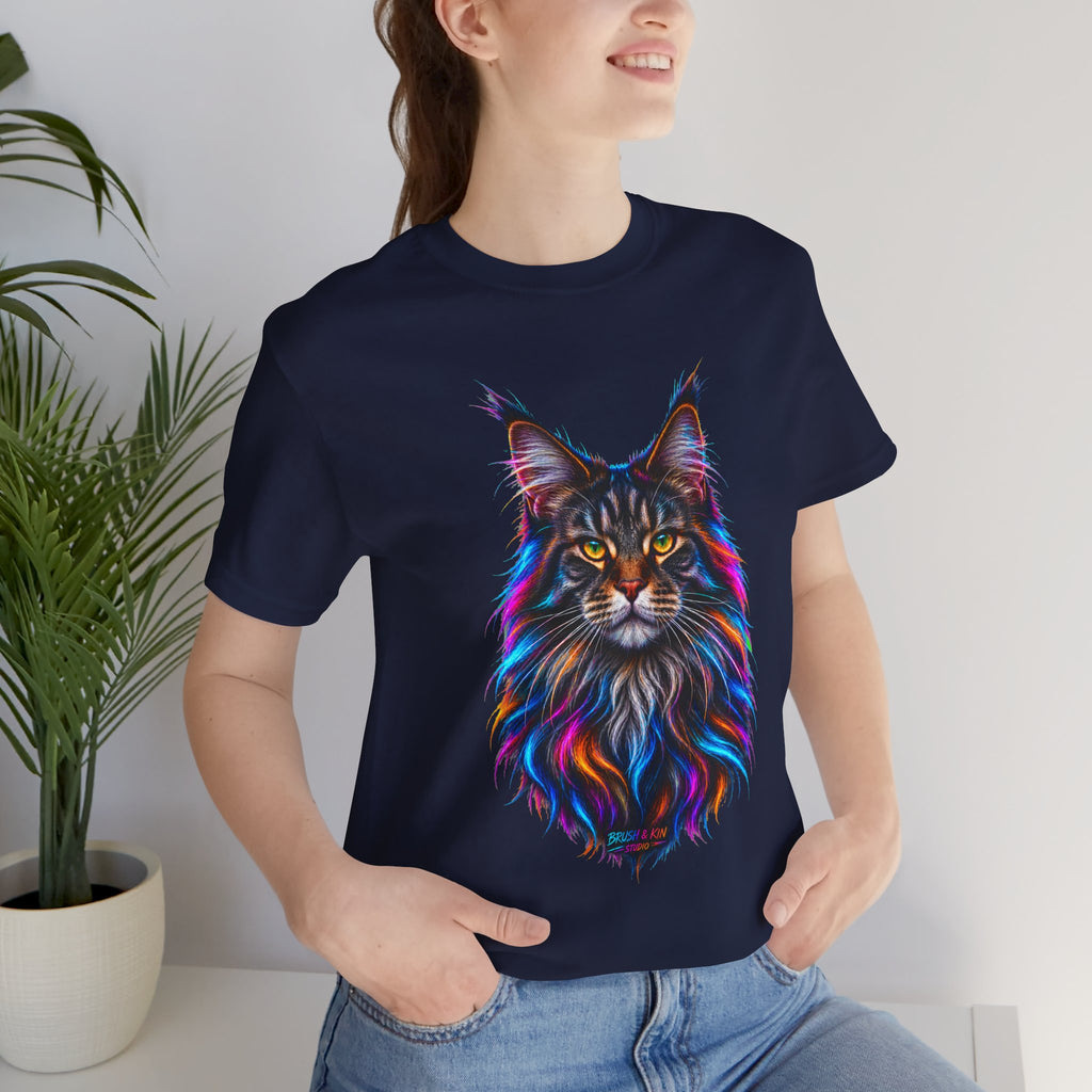 Neon Maine Coon Tee