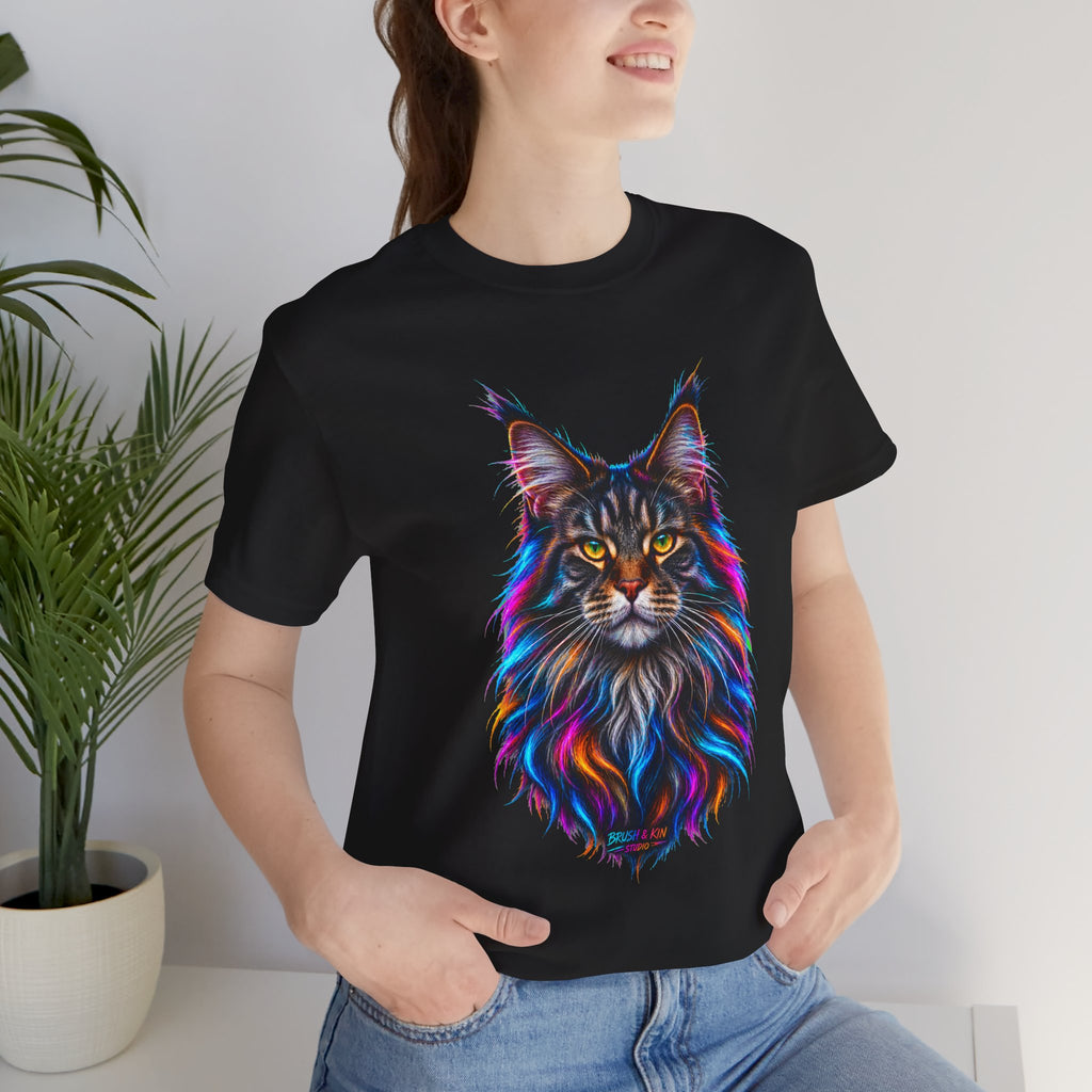 Neon Maine Coon Tee