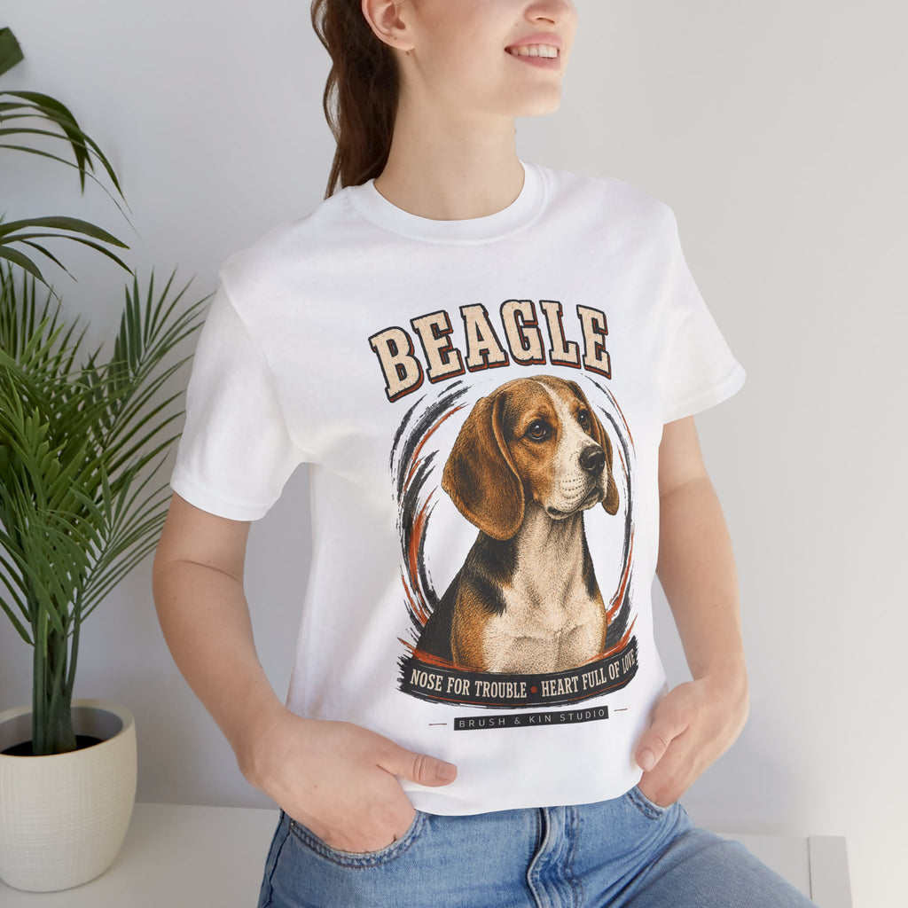 Beagle Tee – Nose for Trouble, Heart Full of Love